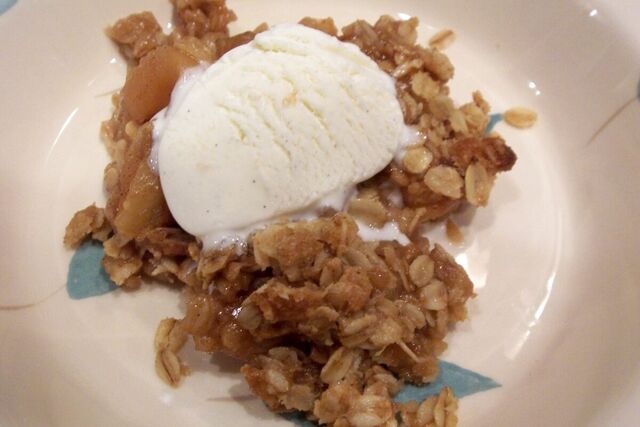 Bramley Apple Crumble